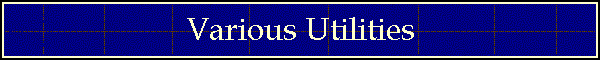 Various Utilities